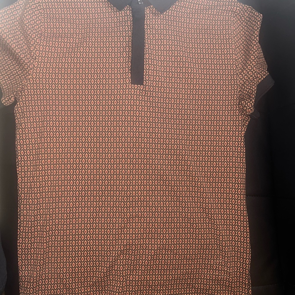 Geometric Patterned Men's Shirt